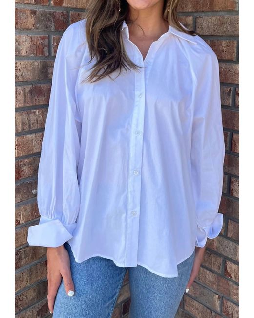 DELUC Blue Racey Button-Down Shirt