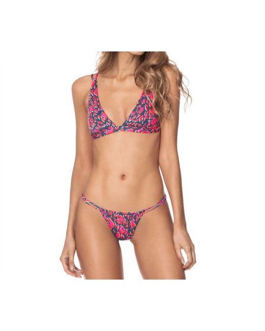 Maaji Pink Feeling Happy Selva Bikini Bottom