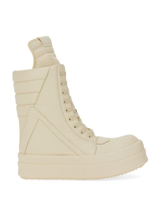 Rick Owens Natural Concordians" Leather Sneaker for men