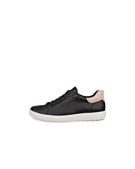 Ecco Black Soft 7 Sneaker