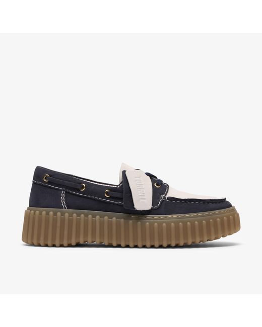 Clarks Blue Torhill Boat Combination