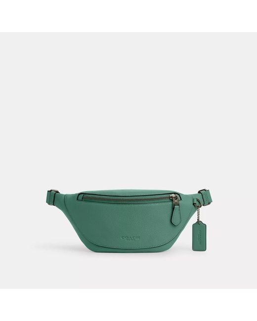 COACH Green Warren Mini Belt Bag