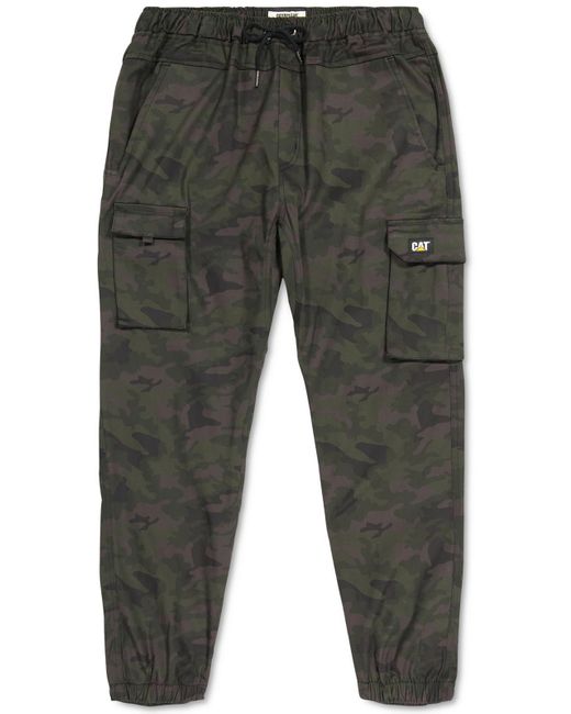 Caterpillar Camo Canvas Cargo Pants in Gray for Men Lyst