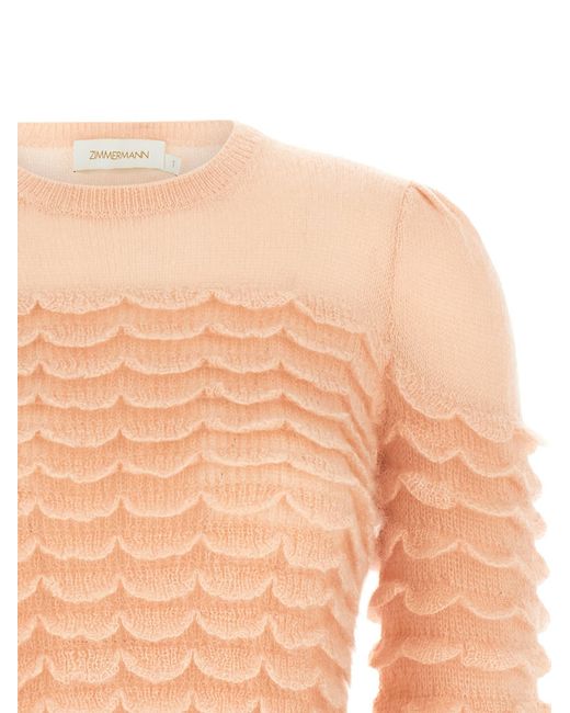 Zimmermann Natural Wool Cardigan