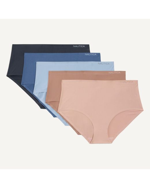Nautica Blue Mid-Rise Brief, 5-Pack