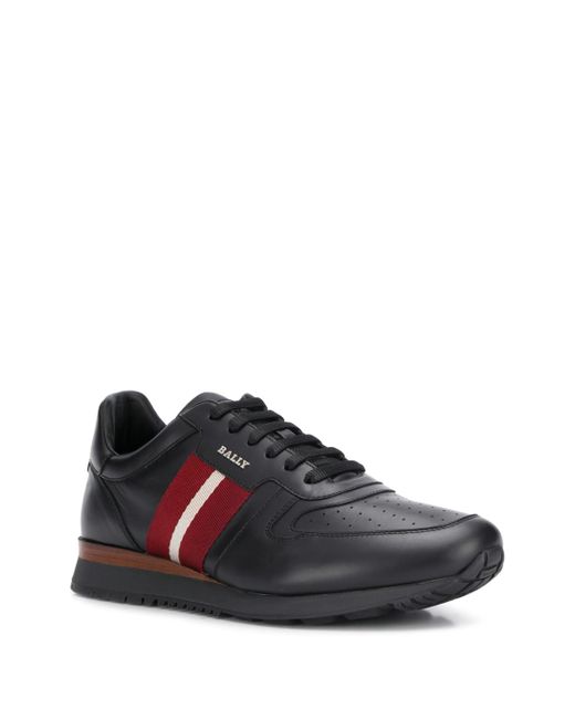 Bally Black New Astel 6231537 Calf Plain Leather Sneakers for men