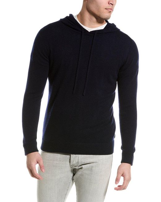 Onia Black Cashmere Hoodie for men