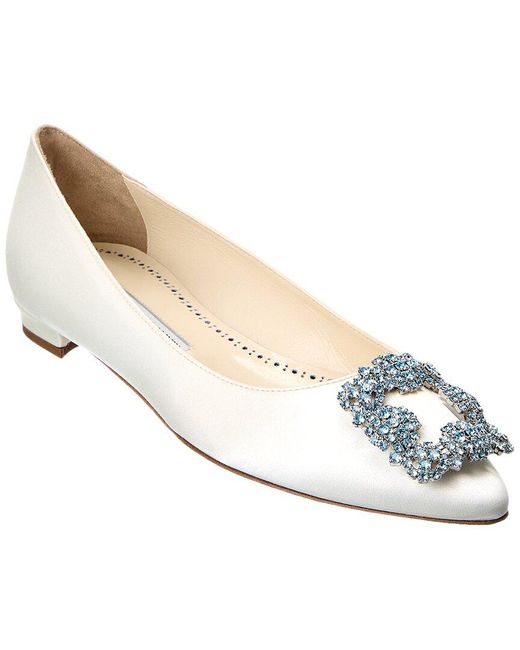manolo blahnik bridal flats