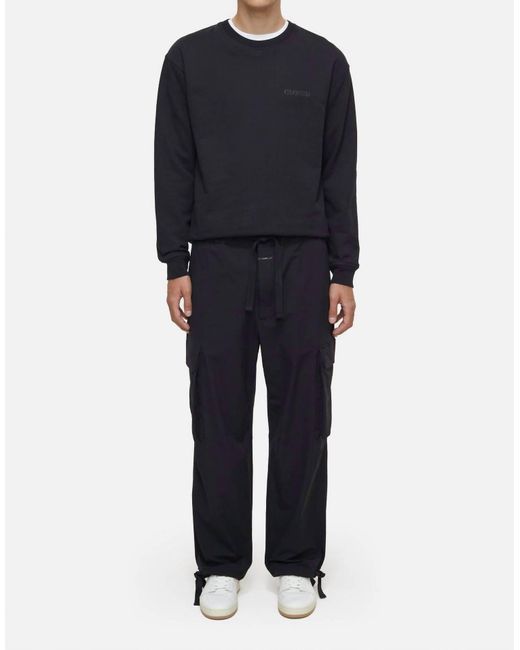 Closed Blue Freeport Wide Drawstring Pant for men