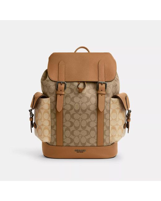 COACH Brown Hudson Backpack