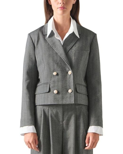 L.K.Bennett Gray Liz Jacket