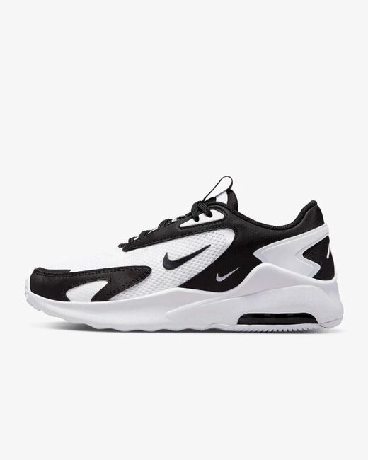 Nike White Air Max Bolt Cu4152-101 Us 6 Black Running Shoes Paw202