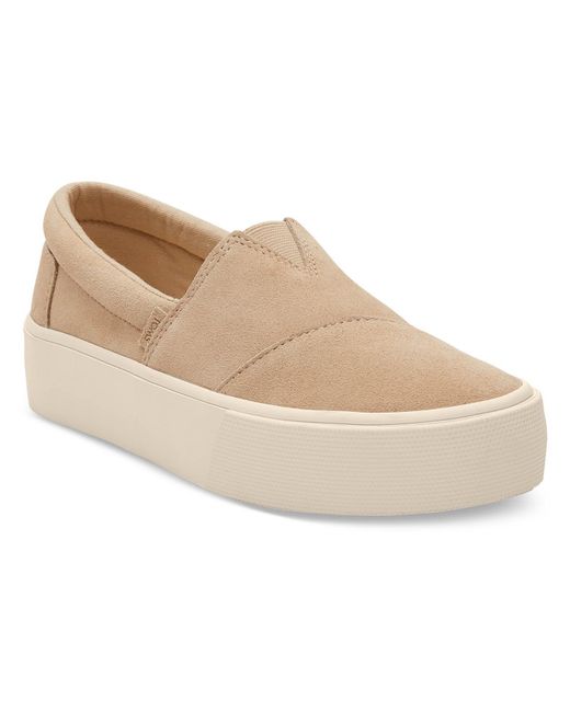 TOMS Natural Suede Lifestyle Slip-on Sneakers