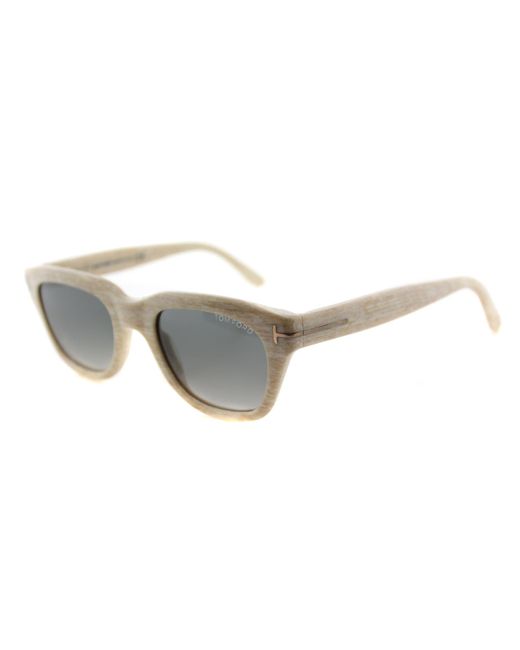 Tom Ford Snowdon Tf 237 60b Rectangle Sunglasses in Black | Lyst