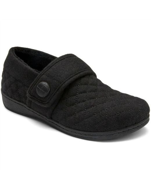 Vionic Black Jackie Slipper