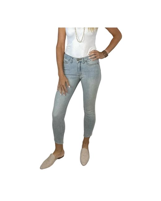 Lola Jeans Blue Blair Mid Rise Ankle Skinny Jeans