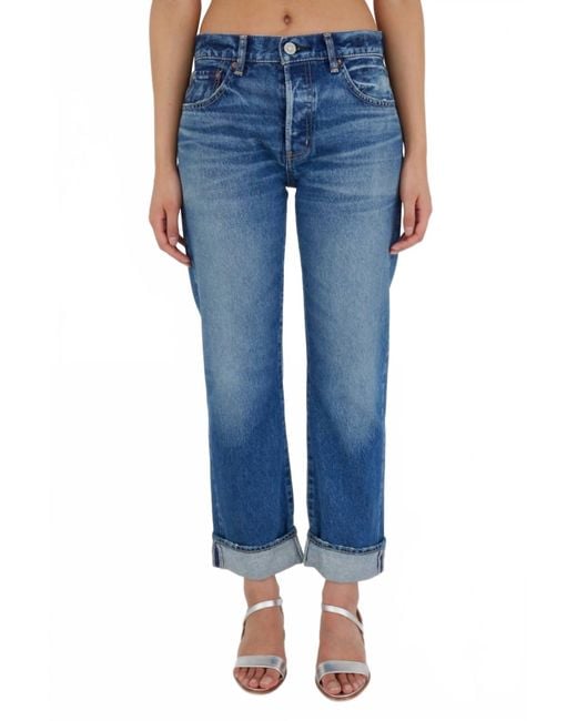 Moussy Blue Foxwood Straight Jeans