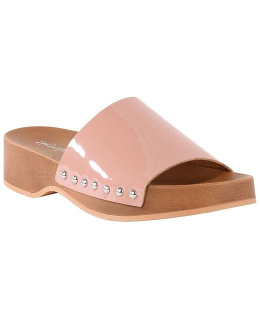 Seychelles Pink Patent Clog