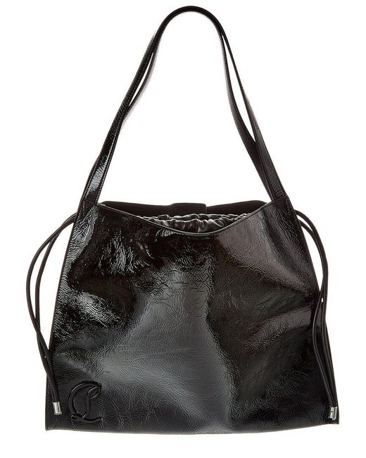 Christian Louboutin Black Le 54 Patent Tote