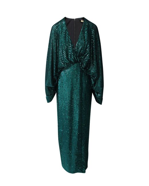 Elie Saab Green Laurel Sequined Gown