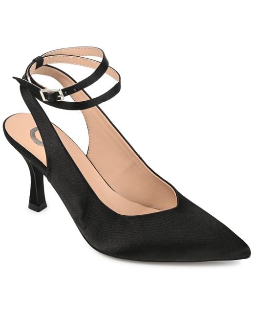 Journee Collection Black Collection Marcella Pump