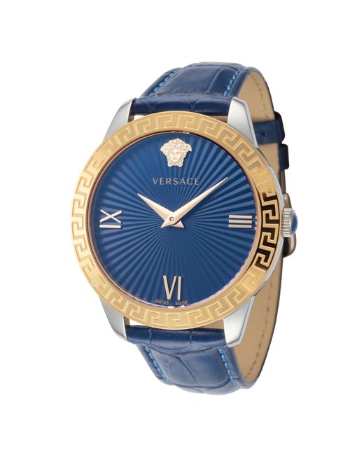 Versace Blue 38mm Quartz Watch