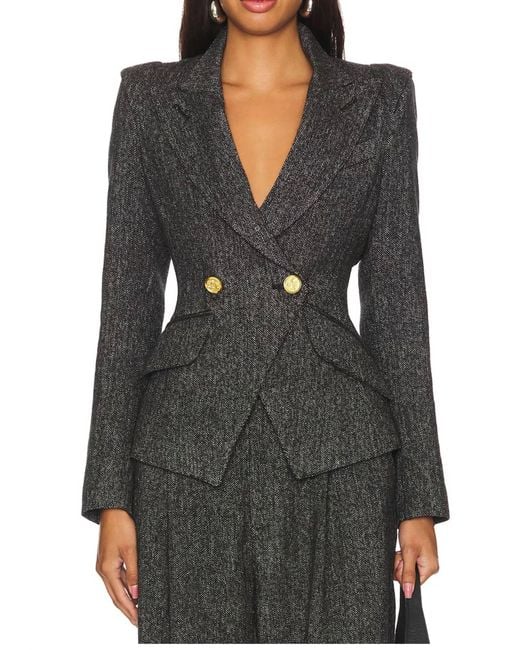 Smythe Black Crossover Blazer