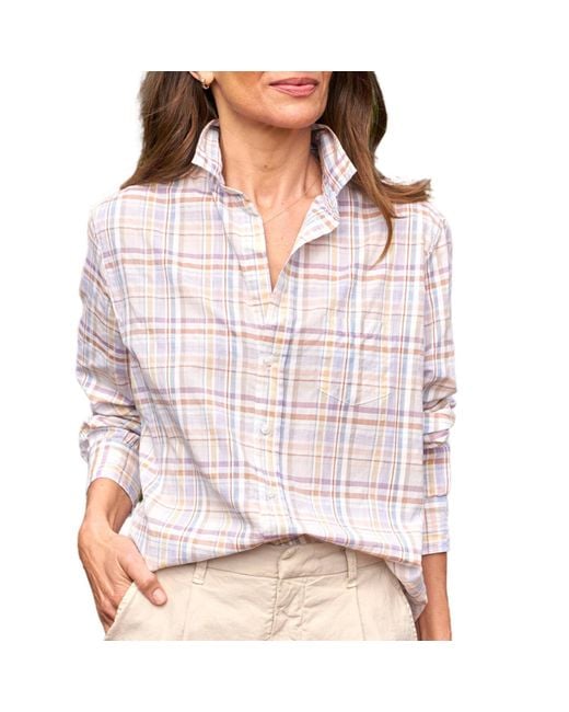 Frank & Eileen White Eileen Button Up Shirt