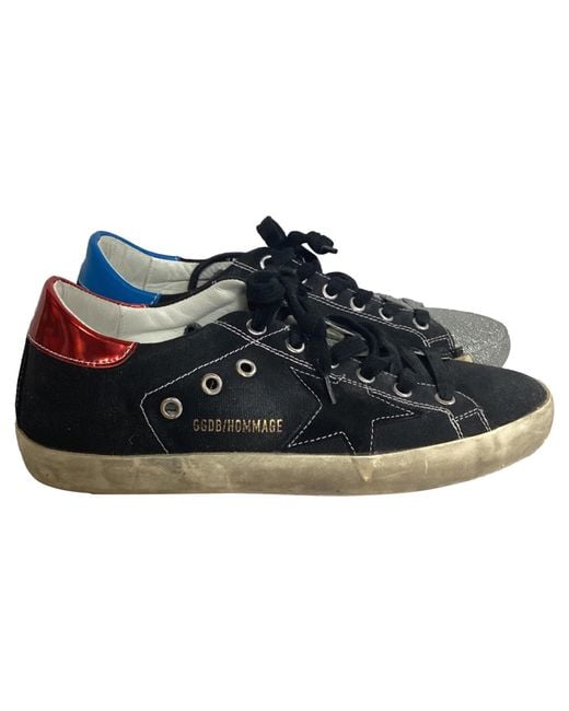 Golden Goose Deluxe Brand Blue Superstar 2017 David Bowie Sneakers