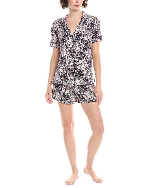 Honeydew Intimates Multicolor 2Pc All American Shortie Set