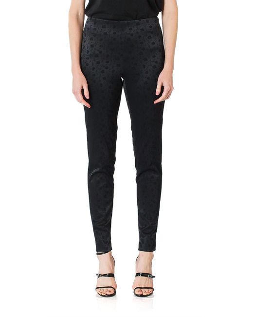 6397 Cotton Floral Jacquard Cigarette Pant I in Black Lyst