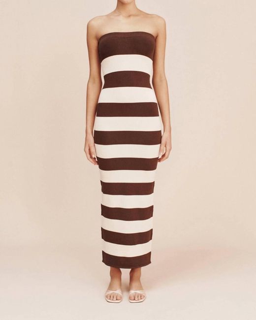 Posse Natural Theo Strapless Dress