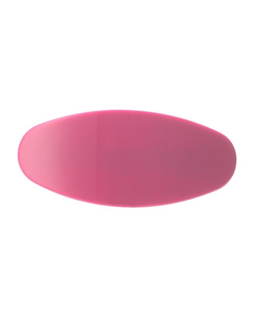 Machete Pink Jumbo Oval Barrette