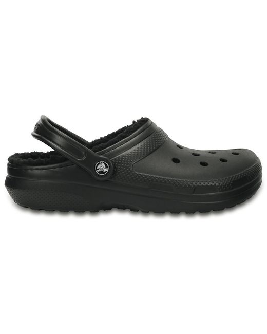 CROCSTM Black Classic Lined Clog for men