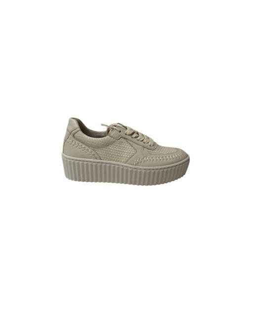 Gabor Gray Nappa Nava Sneaker