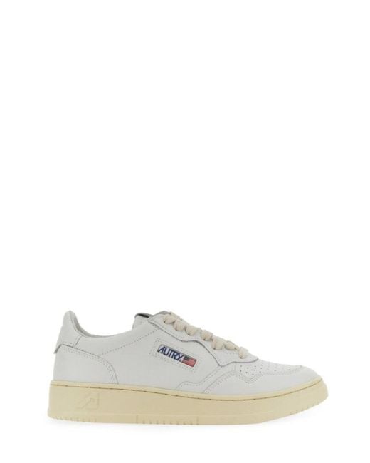Autry White Medalist Low Sneaker