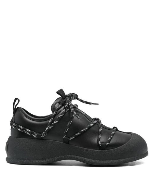 Bally Black Patterned Laces Suede Ankle Boots for men