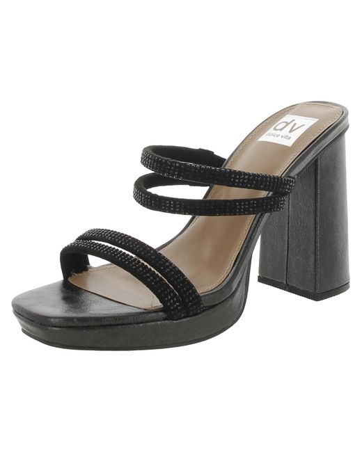 INC Womens Rozie Slip On Sandal Block Heels - Walmart.com