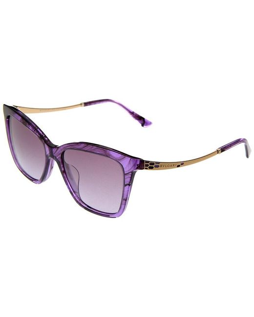 BVLGARI Purple Bv8257 54mm Sunglasses
