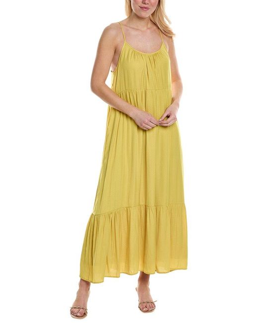Saltwater Luxe Yellow Tank Midi Dress