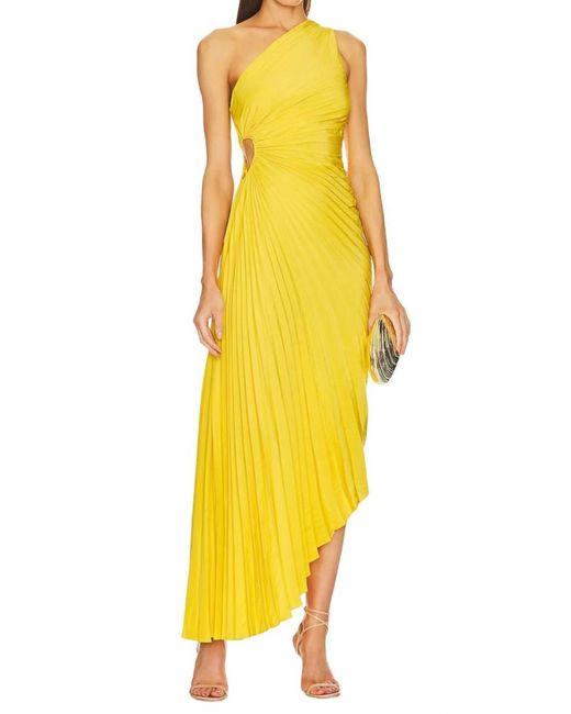 A.L.C. Yellow Delfina Dress