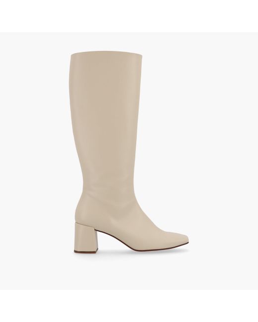 Alohas Natural Chalk Warm Vegan Leather Boots