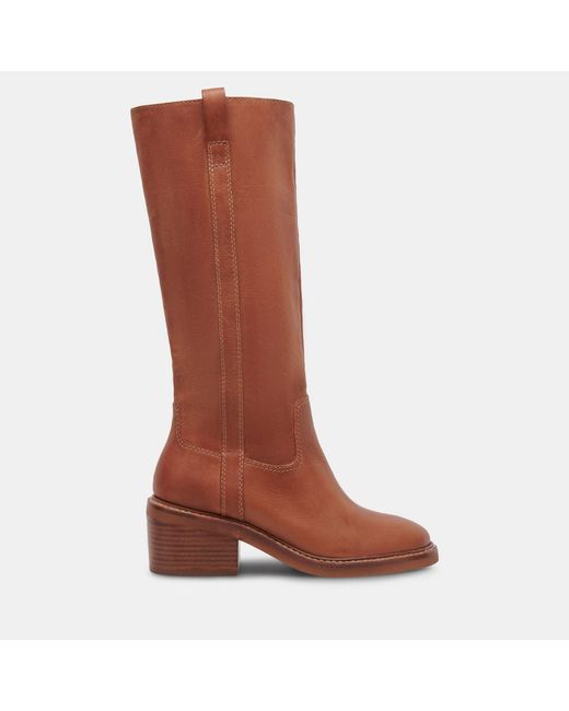 Dolce Vita Brown Illora Boots Leather