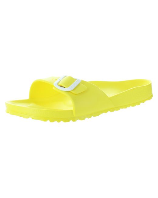 Birkenstock Yellow Madrid Slip On Sl Footbed Sandals