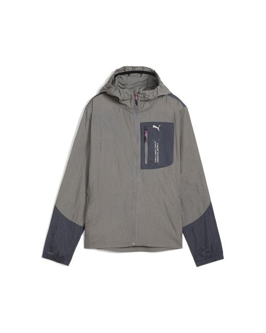 PUMA Gray Seasons Windcell Jacket