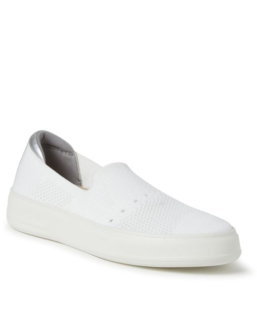 Dearfoams White Sophie Slip-on Sneaker