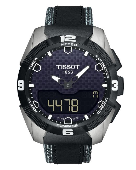 Tissot Black T-touch Solar 45mm Quartz Watch for men