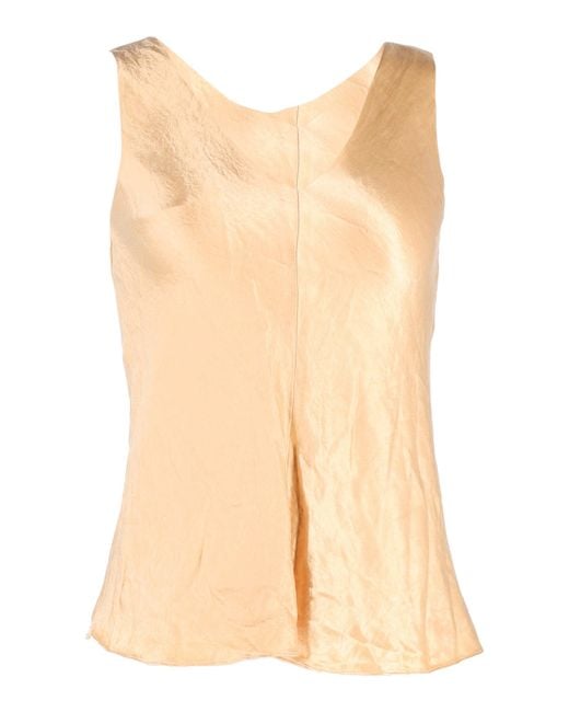 The Row Natural Sleeveless Top