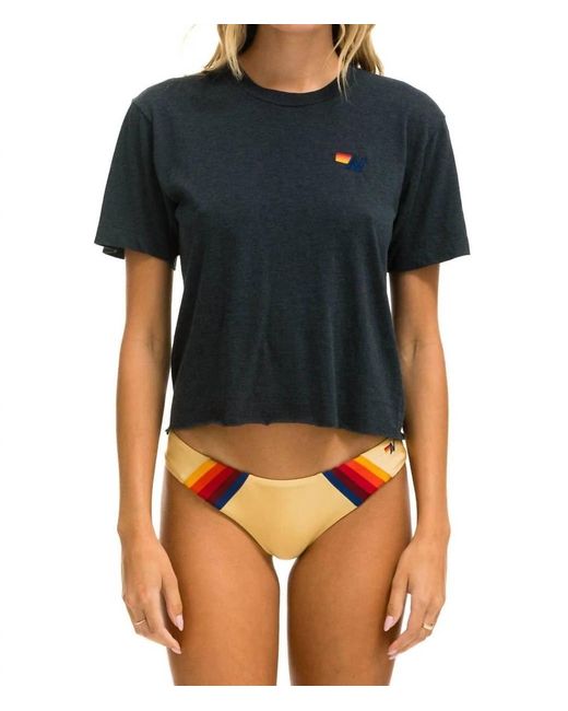 Aviator Nation Black Basic Boyfriend Tee