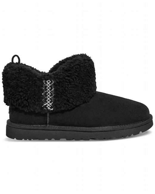 Ugg Black Ultra Mini Braid Boot